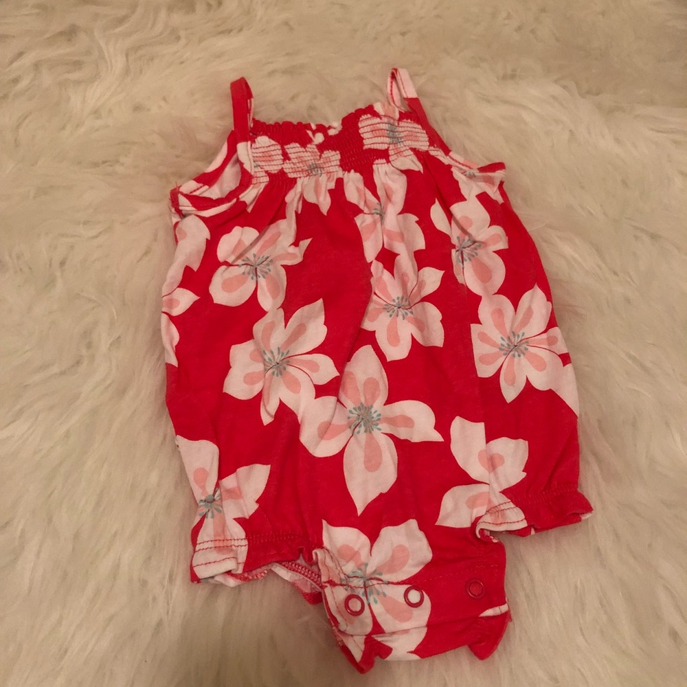 Floral one piece by Carters